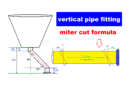 vertical pipe offset fitting formula | one cut miter pipe fitting