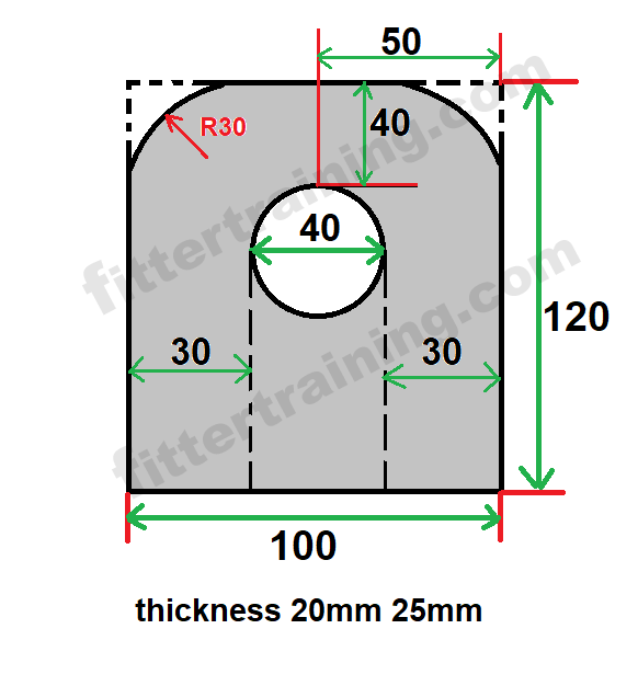 Structural plate hanging hook plate cutting layout